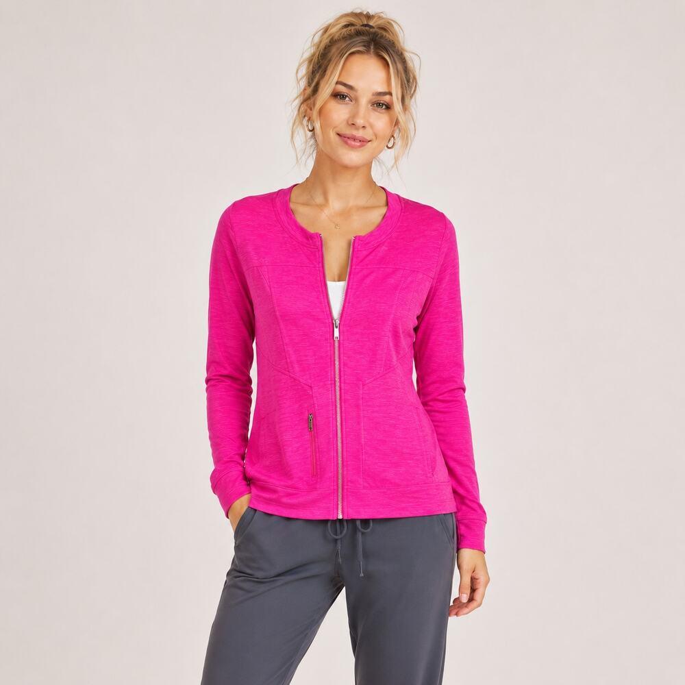 Athleta Pacifica Half Zip Pullover Top Women's Size L UPF 50+ Athleisure Running